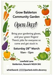 Grow Balderton Community Garden Open Day