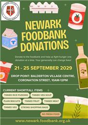 Donations for Newark Foodbank