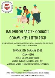 Community Litter Pick - Sunday 25th January 2026