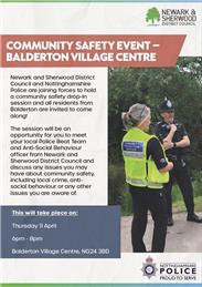 Community Safety Event in Balderton