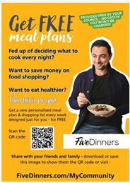 Free, personalised meal-planning support